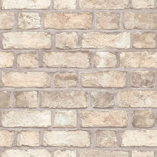 17 Stories Brick Wallpaper Wayfair